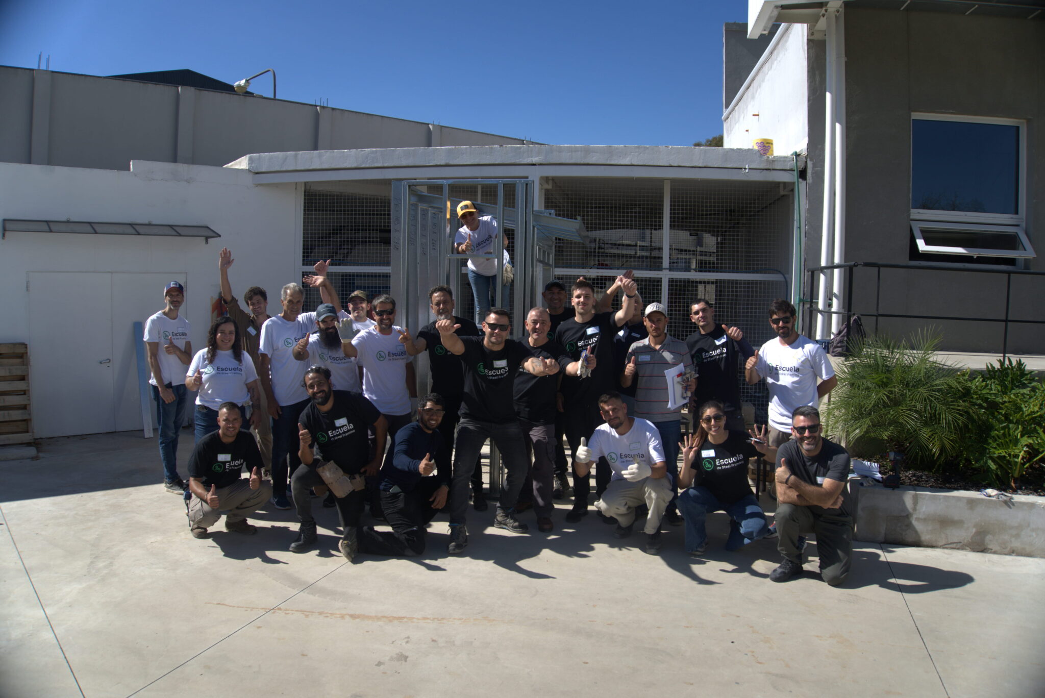 Equipo del Taller Práctico de la Escuela de Steel Framing