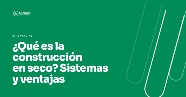 Obra de construcción en seco con Steel Framing en proceso de montaje